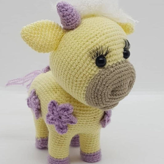 Cuddle Doll - Cow (Poly blend, not cotton)