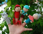 Funny finger Puppets - Little Red Riding Hood (4 figures)