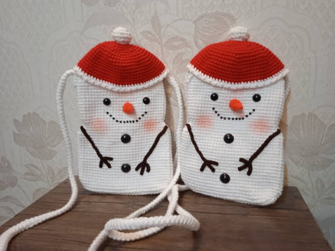 Cute Handbag - Snowman