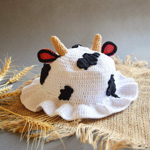 Adult Cow Hat