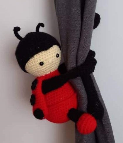 Curtain Creature - Lady Bug